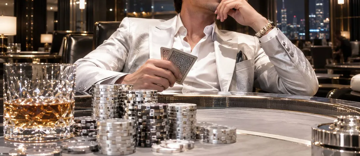 Ilustrasi poker game and casino chips — panduan Slot Resmi Terpercaya Sofabet88